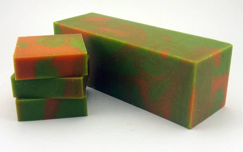 Apple Cantaloupe Soap Loaf