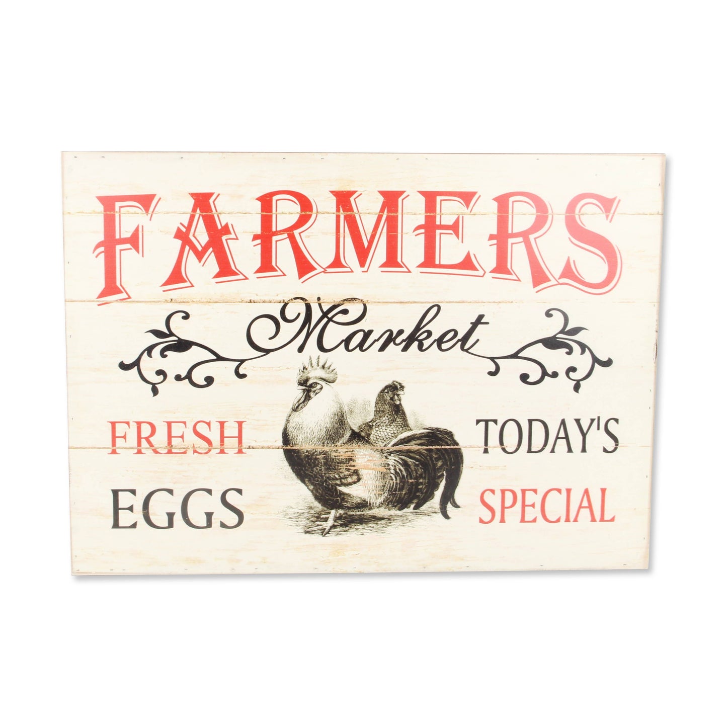 Wooden Wall Art - Farmers Market