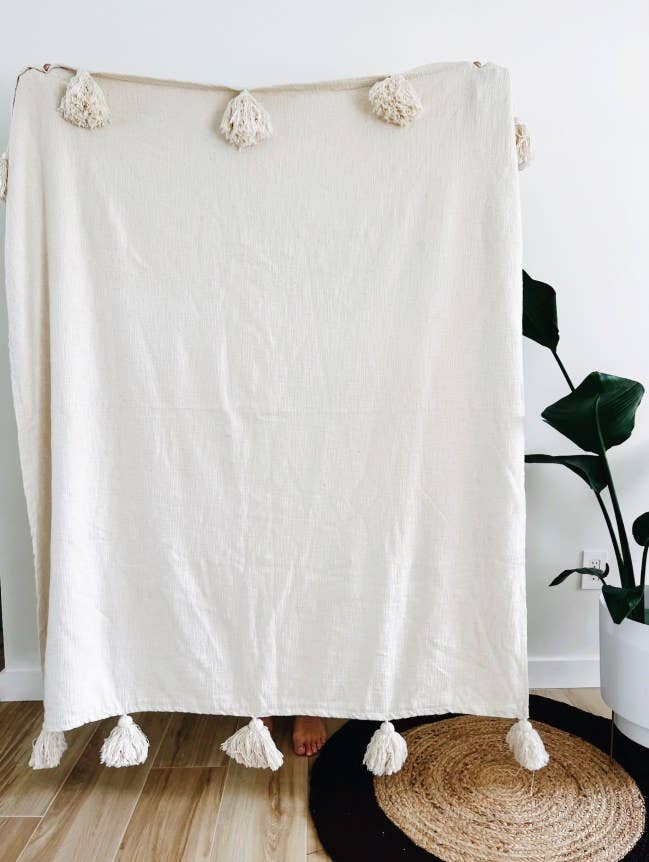 Neutral Throw Blanket