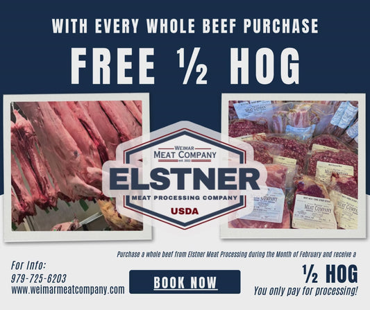 1/2 HOG FREE - WITH WHOLE BEEF PURCHASE